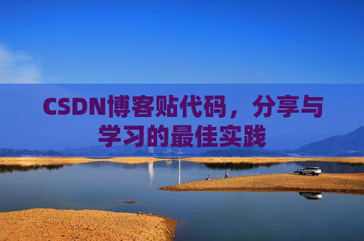 CSDN博客贴代码，分享与学习的最佳实践